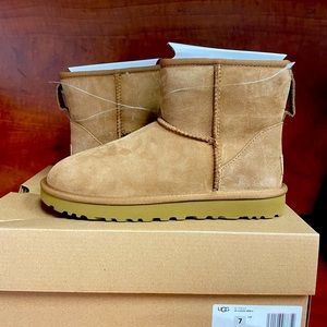 UGG women CLASSIC MINI 11 in chestnut color